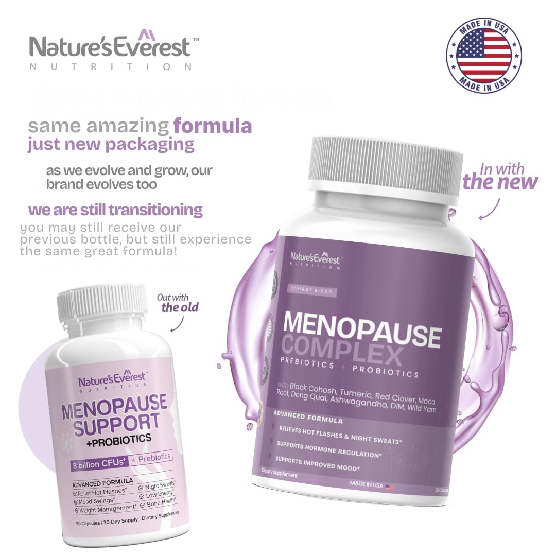 Nature's Everest Menopause Support Capsules side view