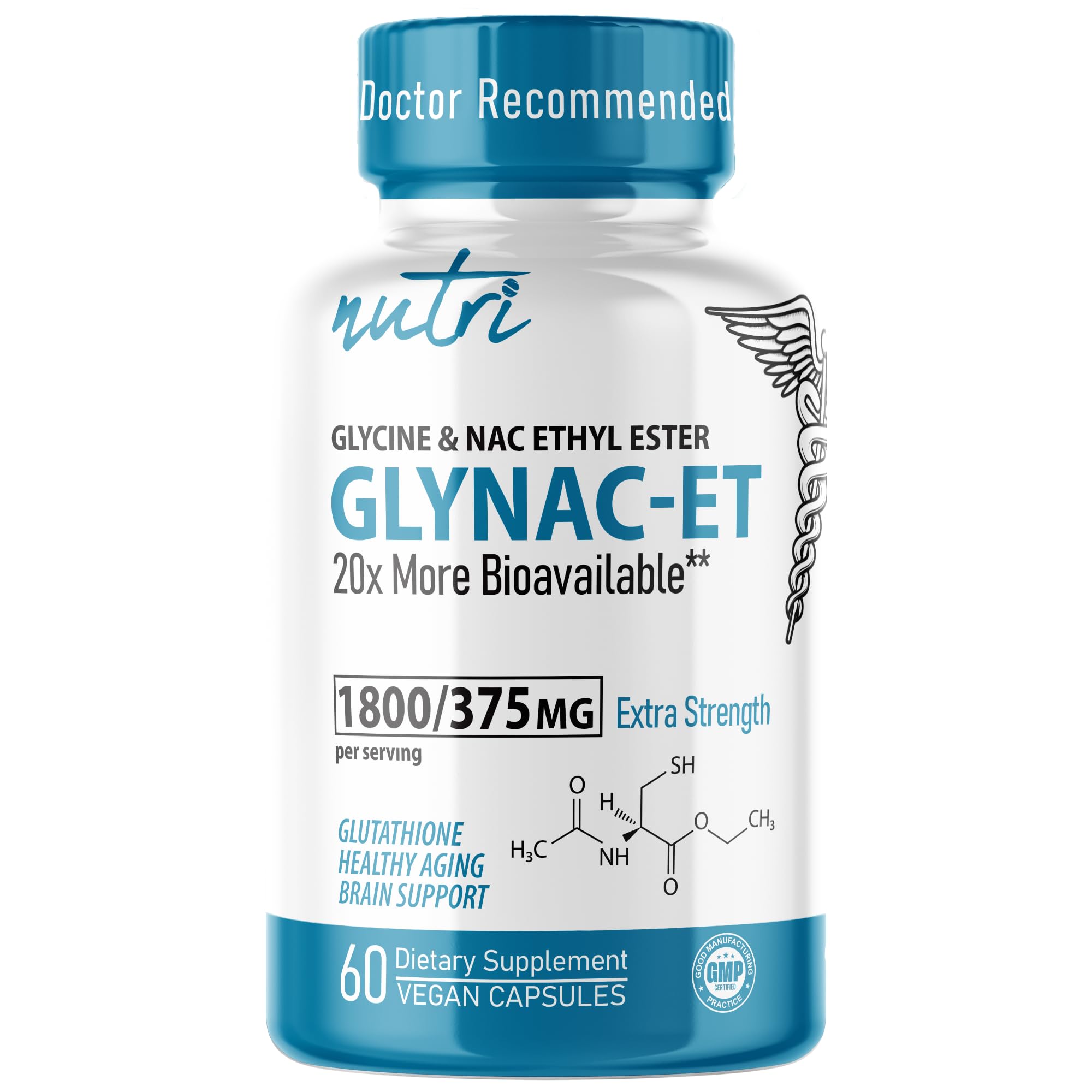 Nature's Fusions Acetyl-L-Carnitine 375mg supplement bottle front view