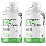 Nature's Fusions Acetyl-L-Carnitine 600mg capsules front view