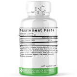 Nature's Fusions Acetyl-L-Carnitine 600mg capsules with a glass of water