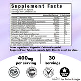 Nature's Fusions LupuEase Turmeric Supplement 50g capsule close-up