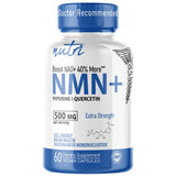 Nature's Fusions NMN 500mg Quercetin Supplement Capsules front view