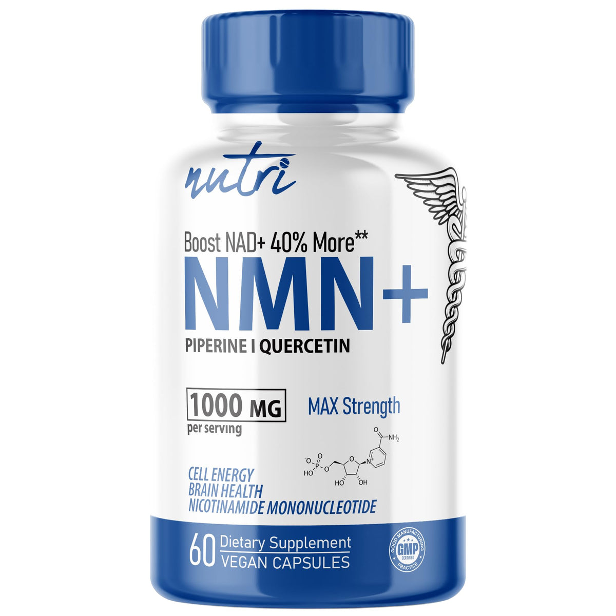 Nature's Fusions NMN Supplement 68g front view