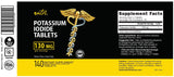 Nature's Fusions Potassium Iodide Tablets 130mg packaging details