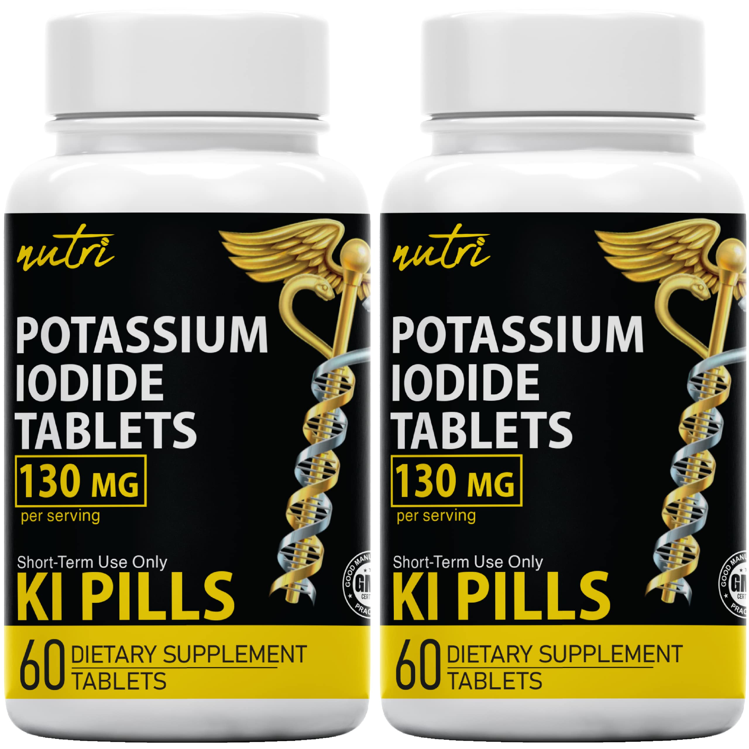 Nature's Fusions Potassium Iodide Tablets bottle front view