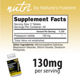 Nature's Fusions Potassium Iodide Tablets packaging