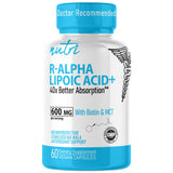 Nature's Fusions R Alpha Lipoic Acid 600mg capsules front view