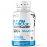 Nature's Fusions R Alpha Lipoic Acid 600mg capsules front view