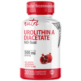 Nature's Fusions Urolithin A Diacetate 500mg vegan capsules front view