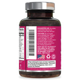 Nature's Glow Women's Probiotic back label with details