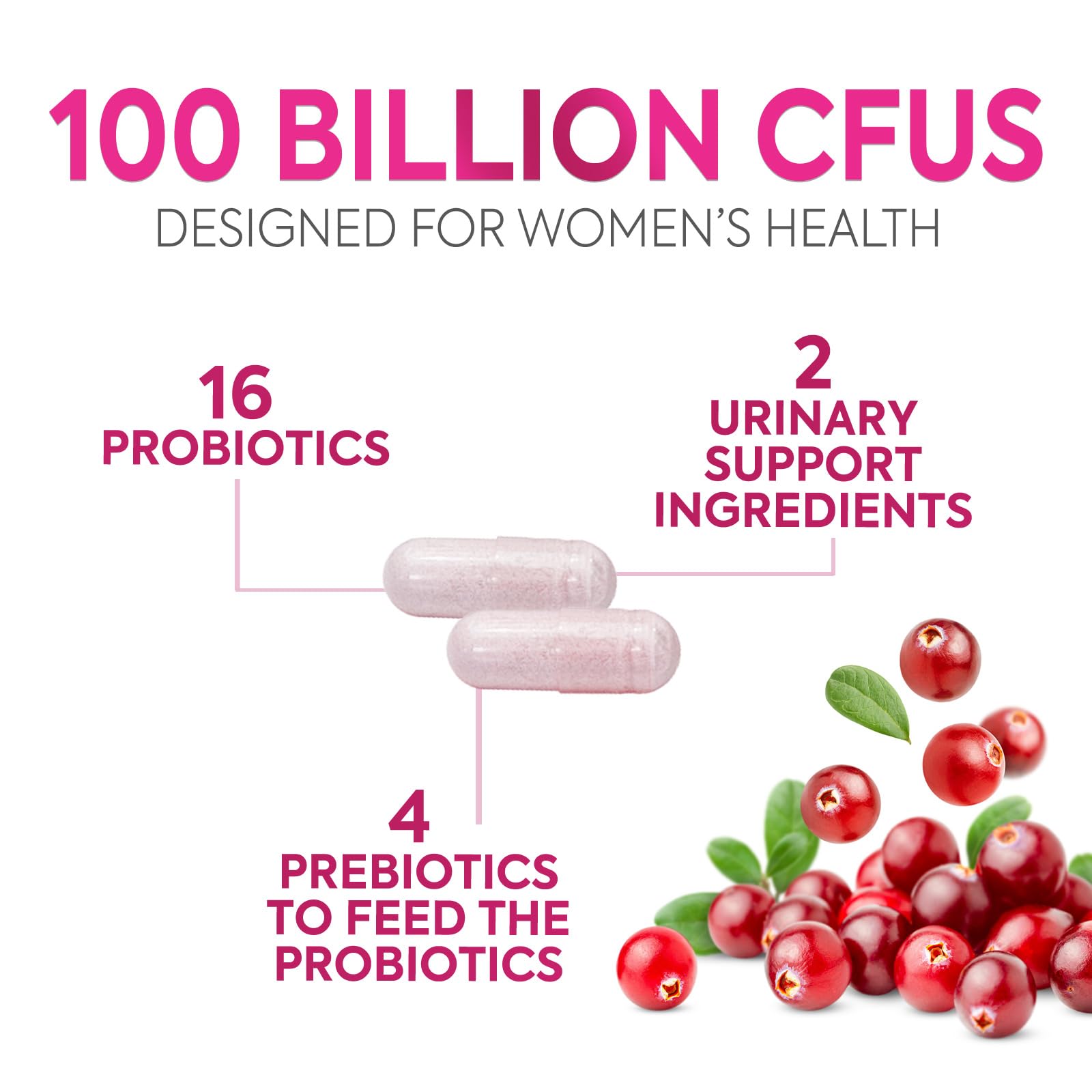 Nature's Glow Women's Probiotic packaging dimensions
