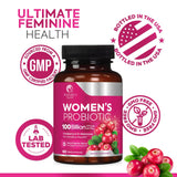 Nature's Glow Women's Probiotics 100 Billion CFU ingredients list