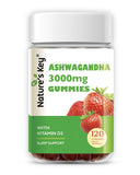 Nature's Key Ashwagandha Gummies front view with packaging
