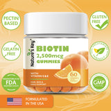 Nature's Key Chewable Biotin Gummies nutritional information
