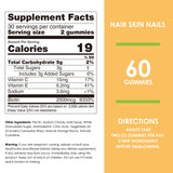 Nature's Key Chewable Biotin Gummies side view showing gummies