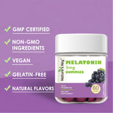 Nature's Key Melatonin Gummies 5mg open container with gummies