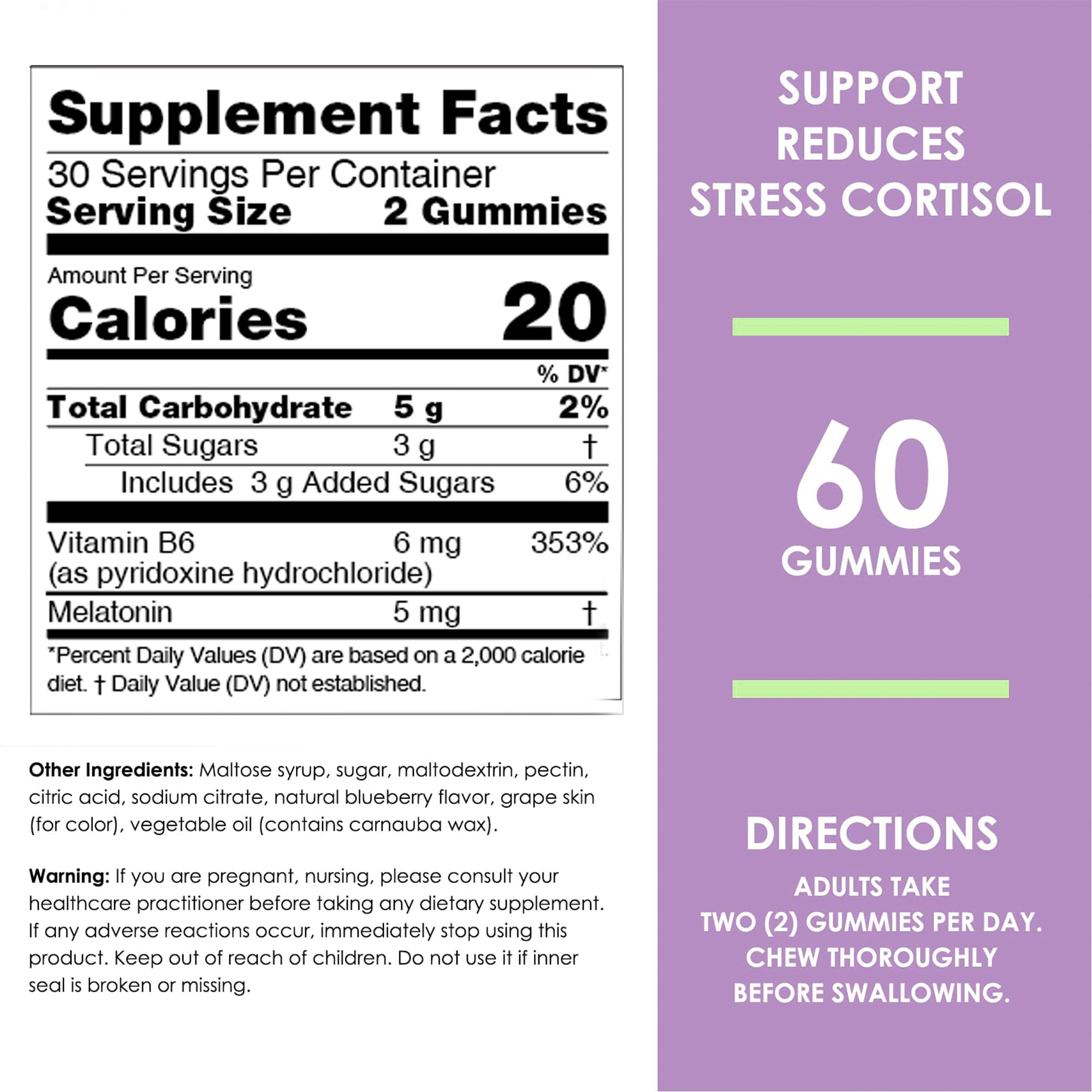 Nature's Key Melatonin Gummies 5mg with a glass of water