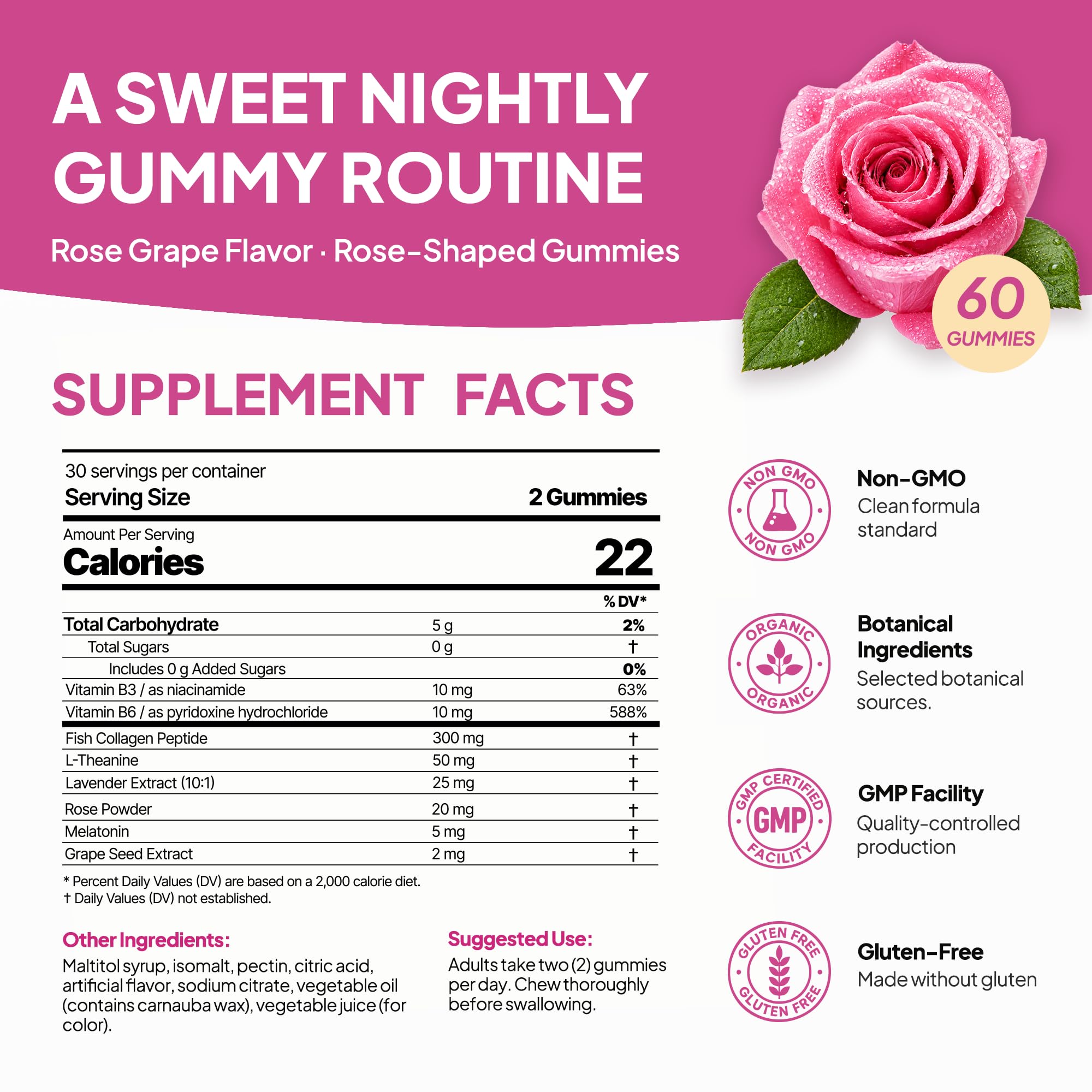 Nature's Key Melatonin Gummies displayed on a wooden table