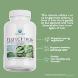 Nature's Lab Perfect Iron 90 Capsules with label details