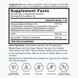 Nature's Lab Probiotic Supplement 60 Billion CFU with a measuring spoon