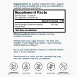 Nature's Lab Saw Palmetto Capsules 450mg with measuring spoon