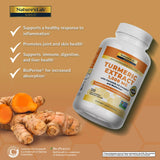 Nature's Lab Turmeric Curcumin C3 Complex 1000mg supplement side view