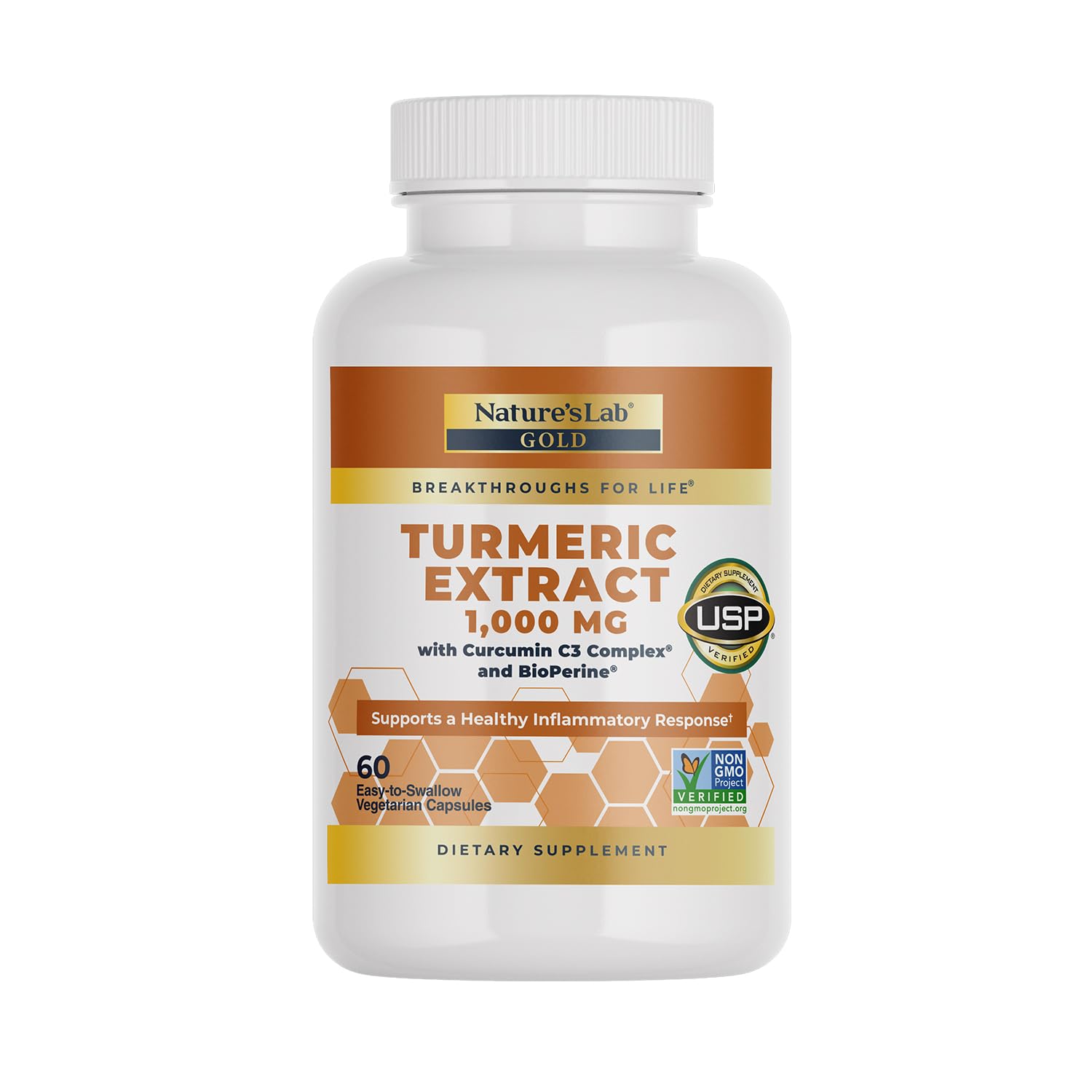 Nature's Lab Turmeric Extract 1000 mg front view