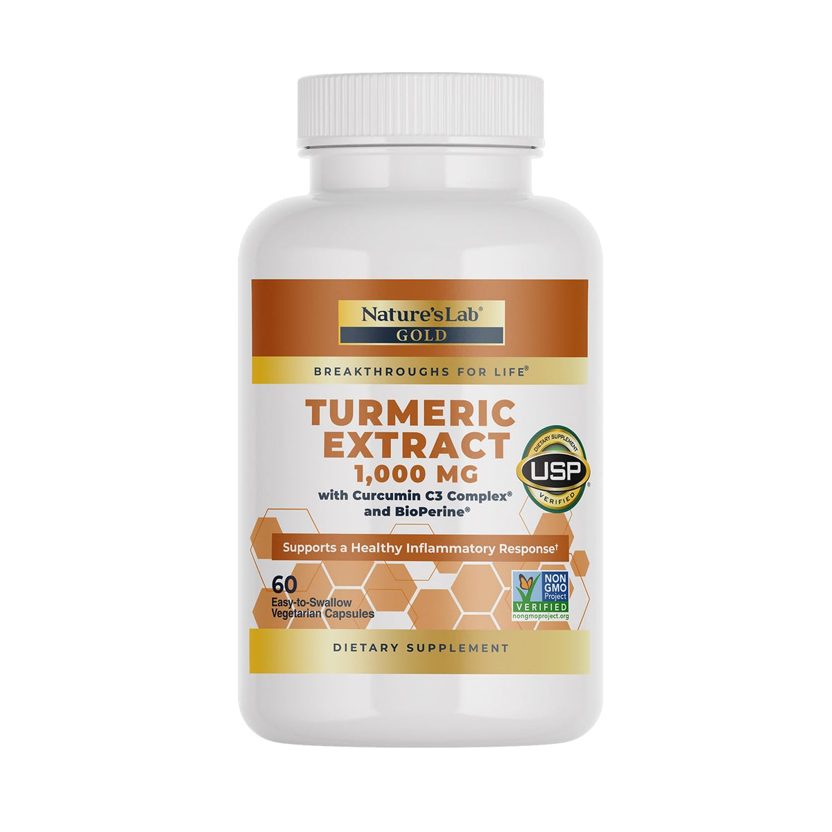 Nature's Lab Turmeric Extract 1000 mg front view