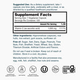 Nature's Lab Vitamin C Supplement capsules close-up