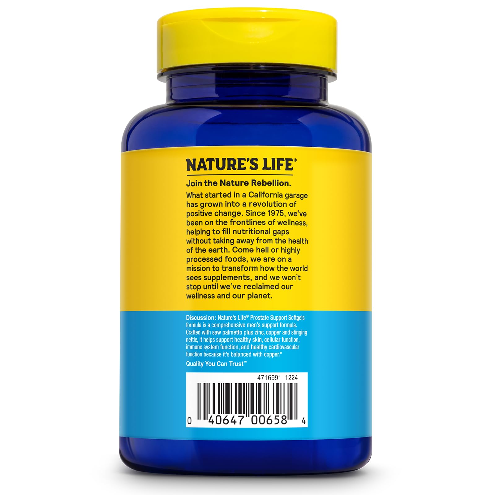 Nature's Life Blended Vitamin & Mineral Supplement ingredients list