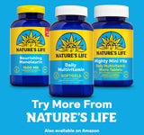 Nature's Life Blended Vitamin & Mineral Supplement softgel close-up