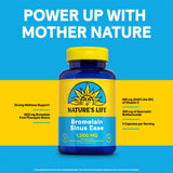 Nature's Life Bromelain Sinus Ease 490mg capsules ingredients list