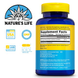 Nature's Life Green Lipped Mussel Capsules 1500mg side view