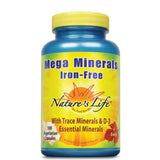 Nature's Life Iron Supplement 159g gelatin capsules in packaging