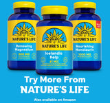 Nature's Life Kelp Iodine Supplement in a lifestyle setting