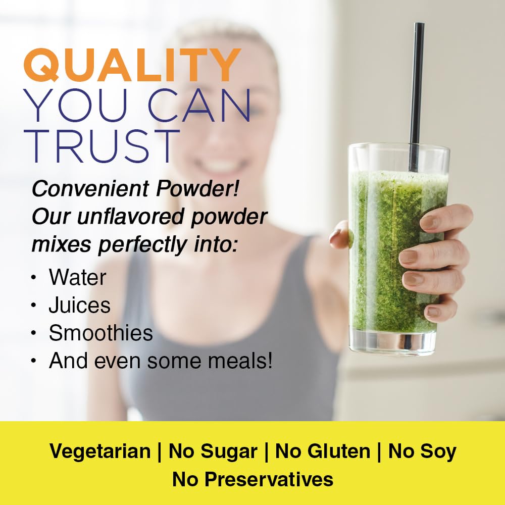 Nature's Life L-Lysine Powder 254g mixed in a smoothie