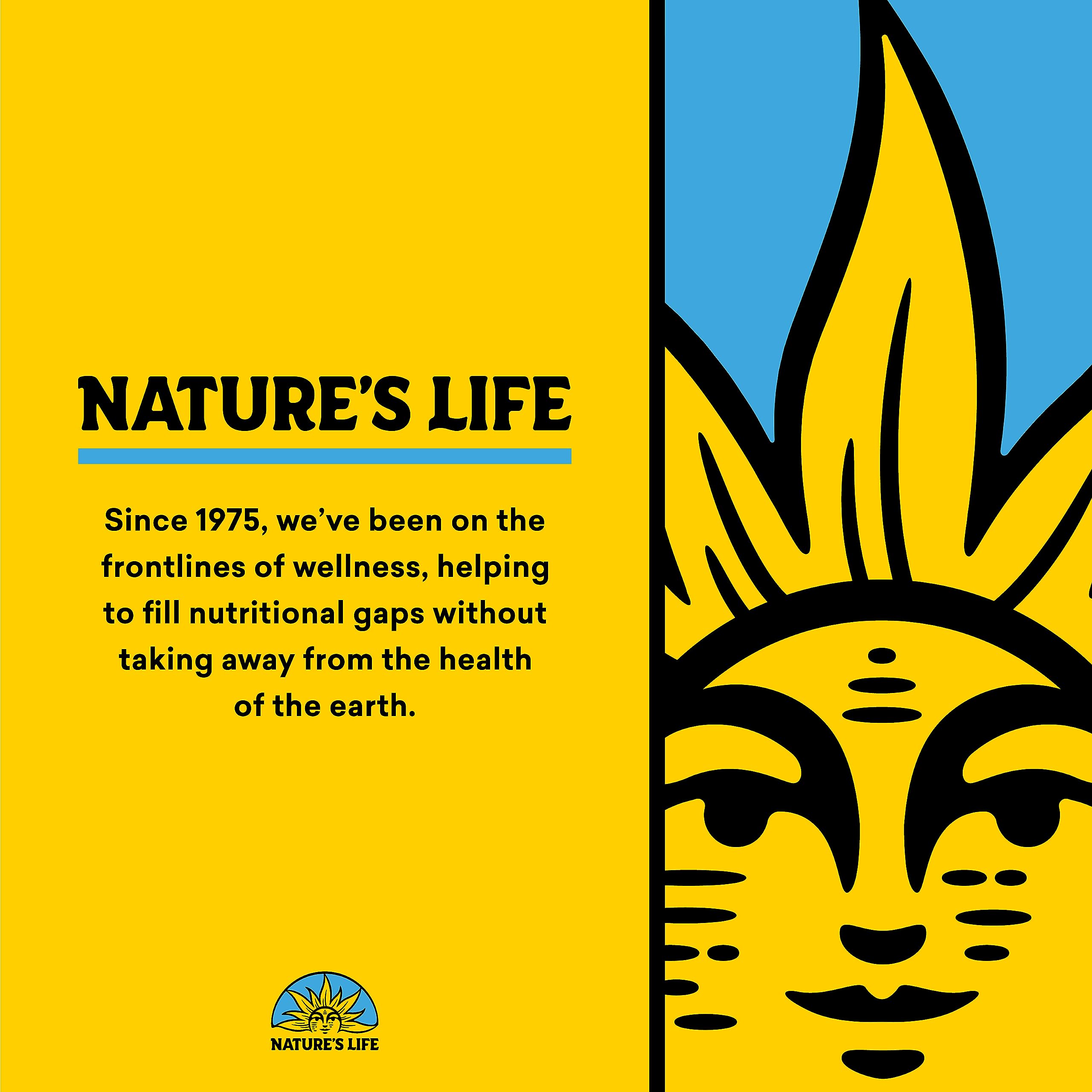 Nature's Life Magnesium Hydroxide capsules with measuring spoon