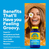 Nature's Life Magnesium Malate 400mg 120 Tablets back view with ingredients