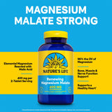 Nature's Life Magnesium Malate 400mg 120 Tablets packaging
