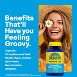 Nature's Life Magnesium Malate 400mg supplement back view