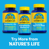 Nature's Life Magnesium Malate 400mg supplement packaging on table