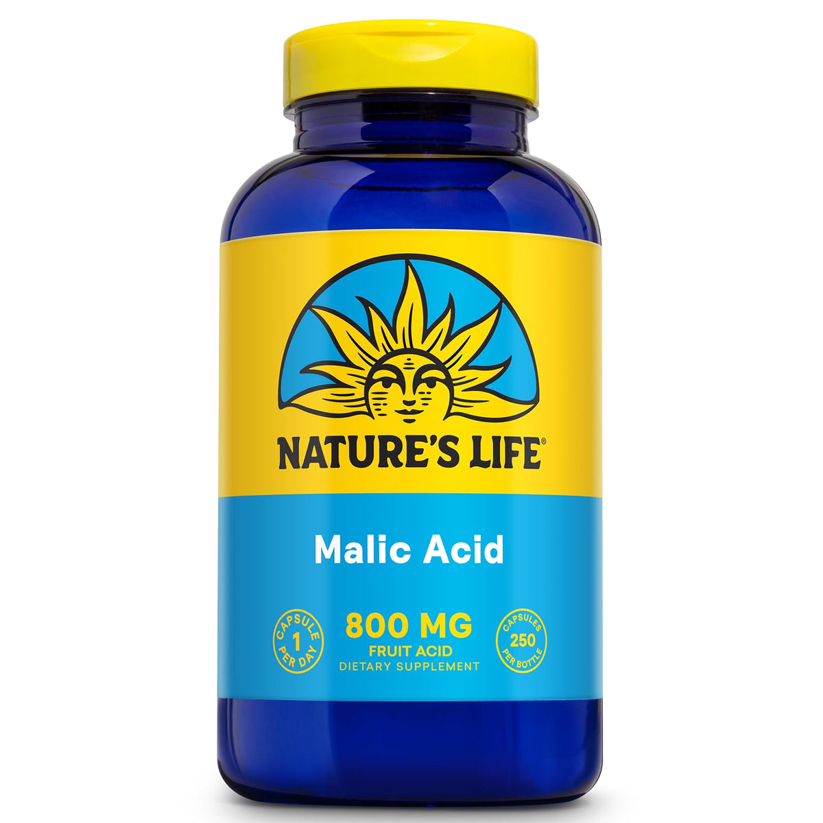 Nature's Life Malic Acid 800mg Multimineral Supplement front view