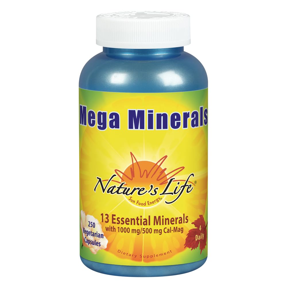 Nature's Life Mega Mineral Supplement 381g front view