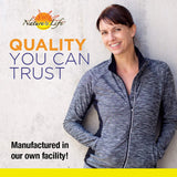 Nature's Life Mega Mineral Supplement 381g packaging on a table