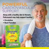 Nature's Life Policosanol Supplement 60 Capsules back view