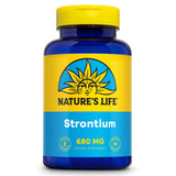 Nature's Life Strontium Citrate Tablets 680mg front view