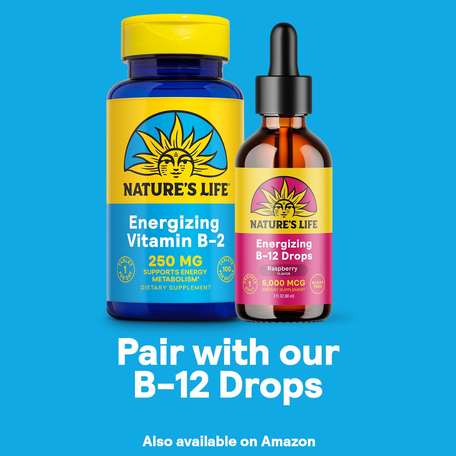 Nature's Life Vitamin B-2 tablets eco-friendly packaging