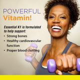 Nature's Life Vitamin K1 1000mcg vegetarian capsules packaging