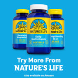 Nature's Life Zinc Copper Supplement 30mg on a wooden table