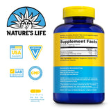 Nature's Life Zinc Copper Supplement 30mg side view